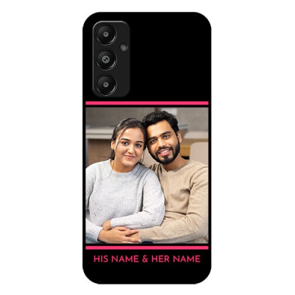 Galaxy M14 4G Custom Glass Phone Case - With Add Text Design