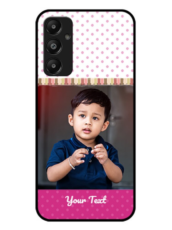 Custom Galaxy M14 4G Custom Glass Phone Case - Cute Girls Cover Design
