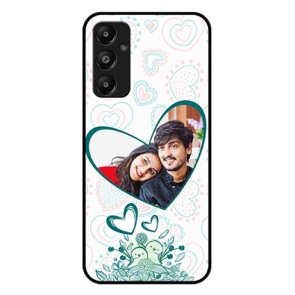 Galaxy M14 4G Custom Glass Phone Case - Premium Couple Design Galaxy M14 4G Custom Glass Phone Case - Premium Couple Design