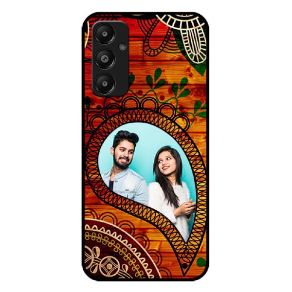 Galaxy M14 4G Custom Glass Phone Case - Abstract Colorful Design