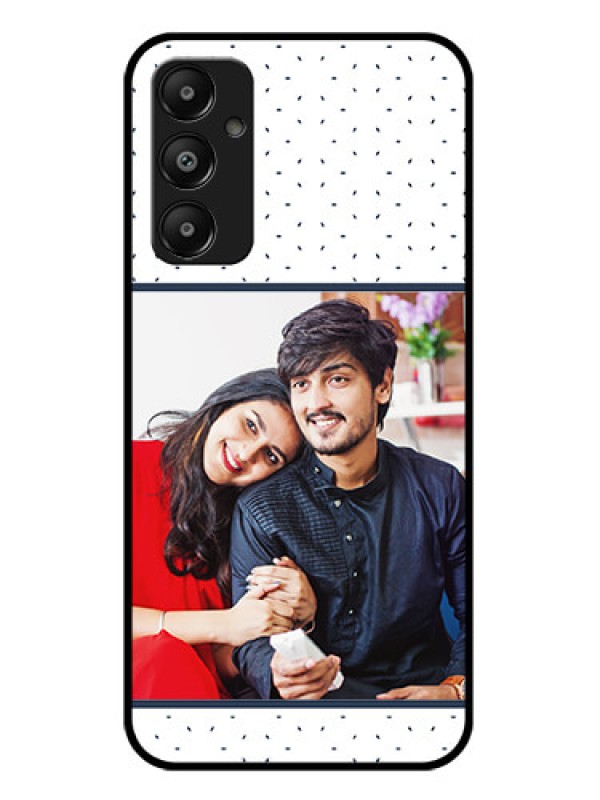 Custom Galaxy M14 4G Custom Glass Phone Case - Premium Dot Design