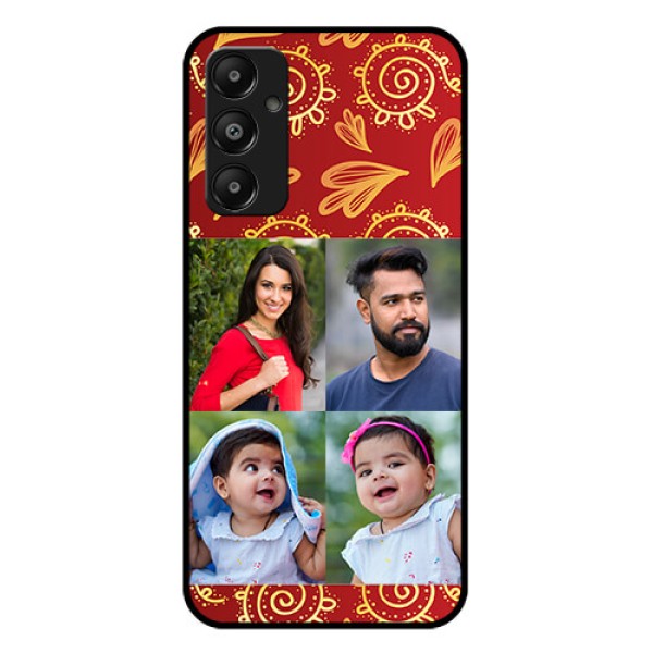 Galaxy M14 4G Custom Glass Phone Case - 4 Image Traditional Design Galaxy M14 4G Custom Glass Phone Case - 4 Image Traditional Design