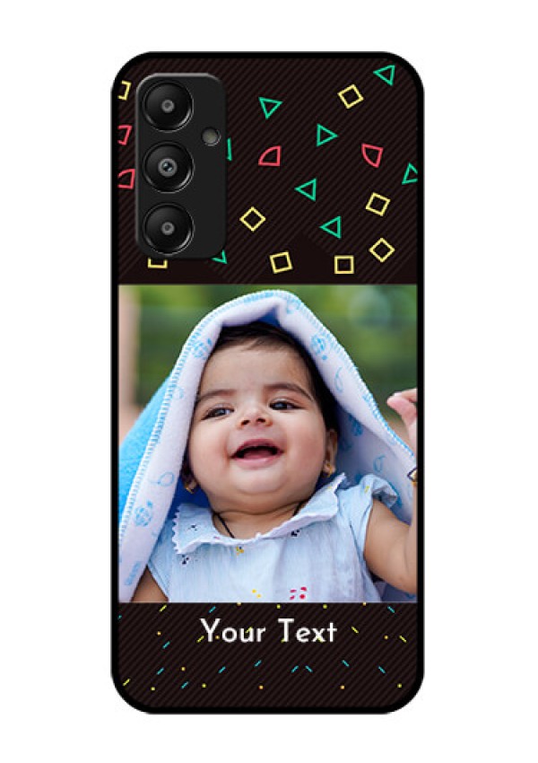 Galaxy M14 4G Custom Glass Phone Case - With Confetti Birthday Design