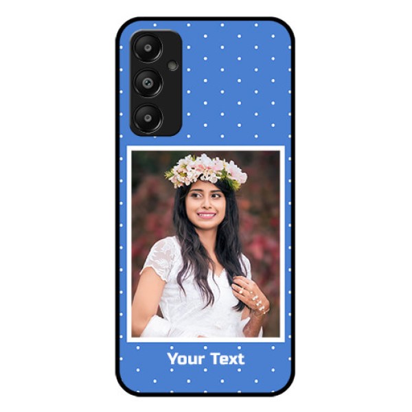 Galaxy M14 4G Custom Glass Phone Case - Polka Dots Design