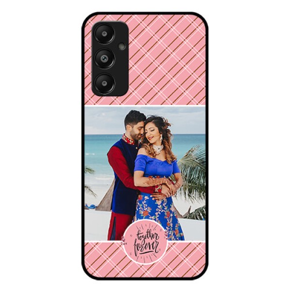 Galaxy M14 4G Custom Glass Phone Case - Together Forever Design Galaxy M14 4G Custom Glass Phone Case - Together Forever Design