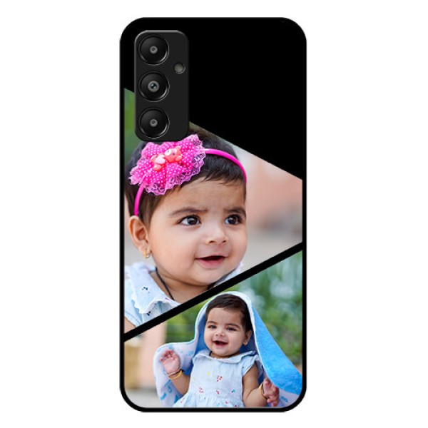 Galaxy M14 4G Custom Glass Phone Case - Semi Cut Design