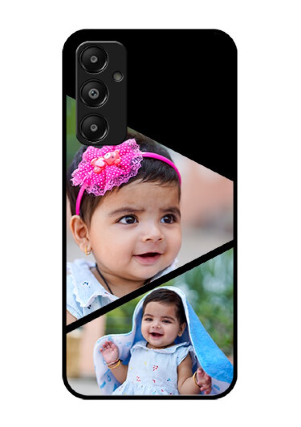 Galaxy M14 4G Custom Glass Phone Case - Semi Cut Design