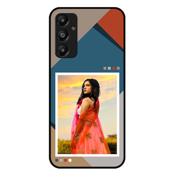 Galaxy M14 4G Custom Glass Phone Case - Retro Color Pallet Design Galaxy M14 4G Custom Glass Phone Case - Retro Color Pallet Design