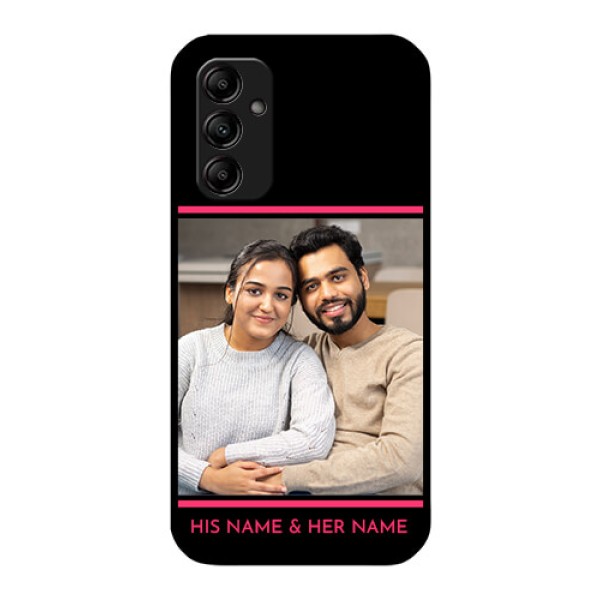 Galaxy M14 5G Custom Glass Mobile Case - with Add Text Design