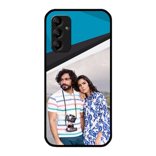 Galaxy M14 5G Photo Printing on Glass Case - Simple Pattern Photo Upload Design Galaxy M14 5G Photo Printing on Glass Case - Simple Pattern Photo Upload Design