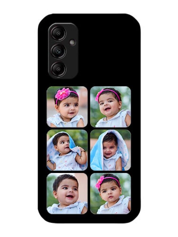 Custom Galaxy M14 5G Photo Printing on Glass Case - Multiple Pictures Design