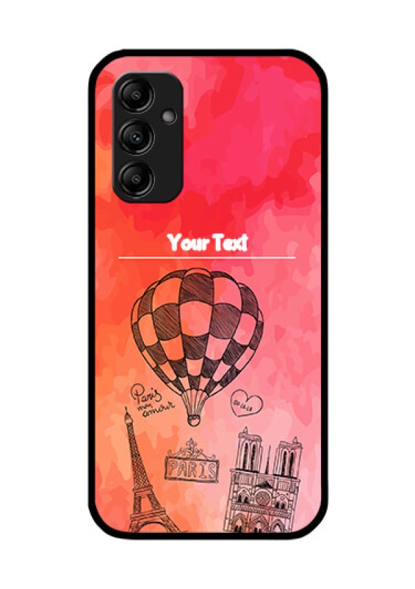 Galaxy M14 5G Custom Glass Phone Case - Paris Theme Design