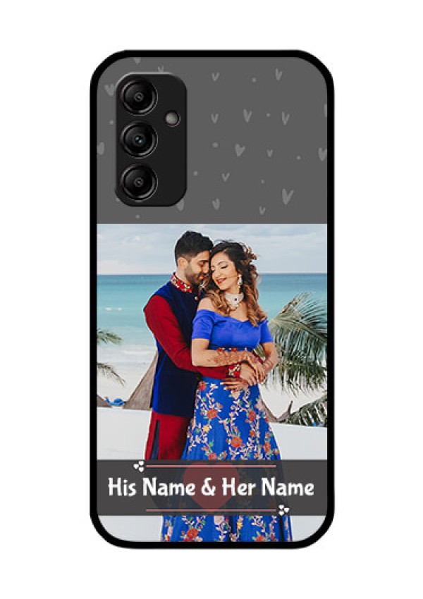 Galaxy M14 5G Custom Glass Mobile Case - Buy Love Design with Photo Online