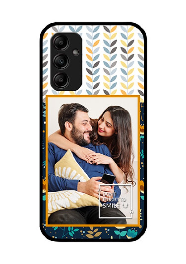 Galaxy M14 5G Custom Glass Mobile Case - Pattern Design