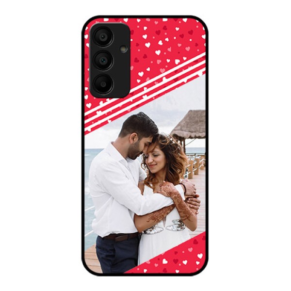 Galaxy M15 5G Custom Glass Phone Case - Valentines Gift Design