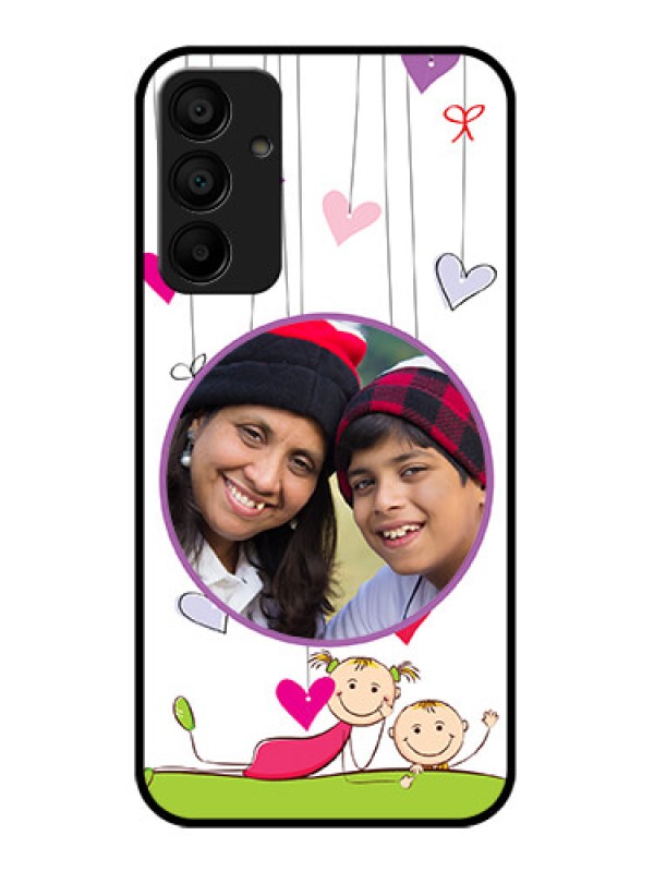 Custom Galaxy M15 5G Custom Glass Phone Case - Cute Kids Phone Case Design