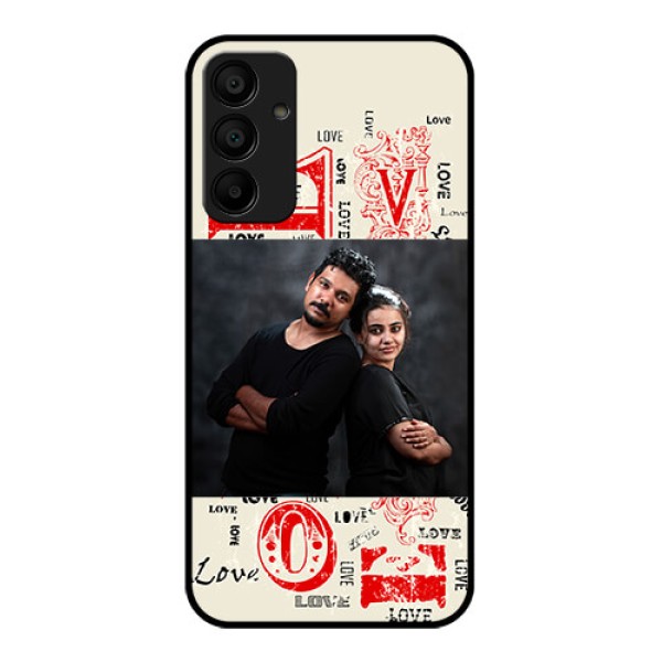 Galaxy M15 5G Custom Glass Phone Case - Trendy Love Design Case Galaxy M15 5G Custom Glass Phone Case - Trendy Love Design Case