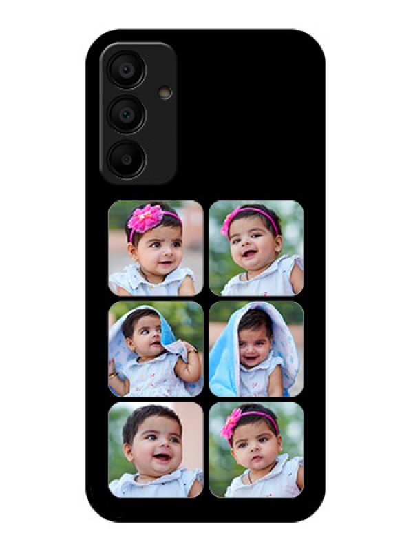 Custom Galaxy M15 5G Custom Glass Phone Case - Multiple Pictures Design