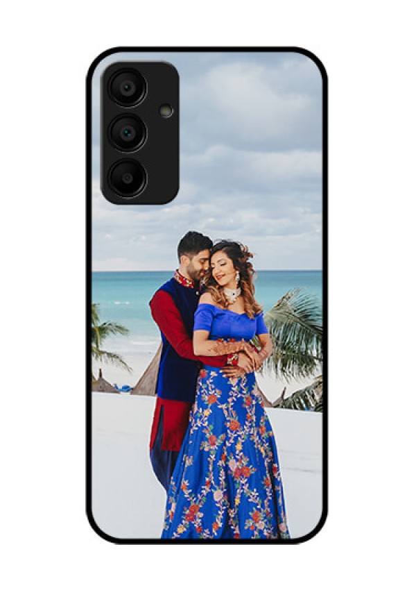 Galaxy M15 5G Custom Glass Phone Case - Upload Full Picture Design