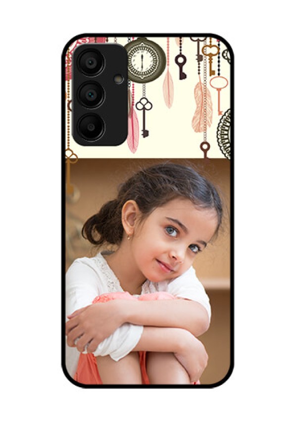 Galaxy M15 5G Custom Glass Phone Case - Boho Style Design