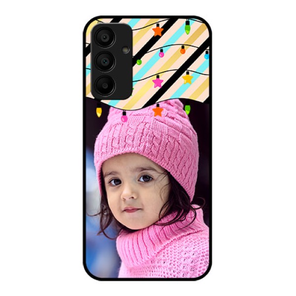 Galaxy M15 5G Custom Glass Phone Case - Lights Hanging Design