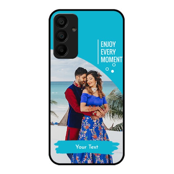 Galaxy M15 5G Custom Glass Phone Case - Happy Moment Design