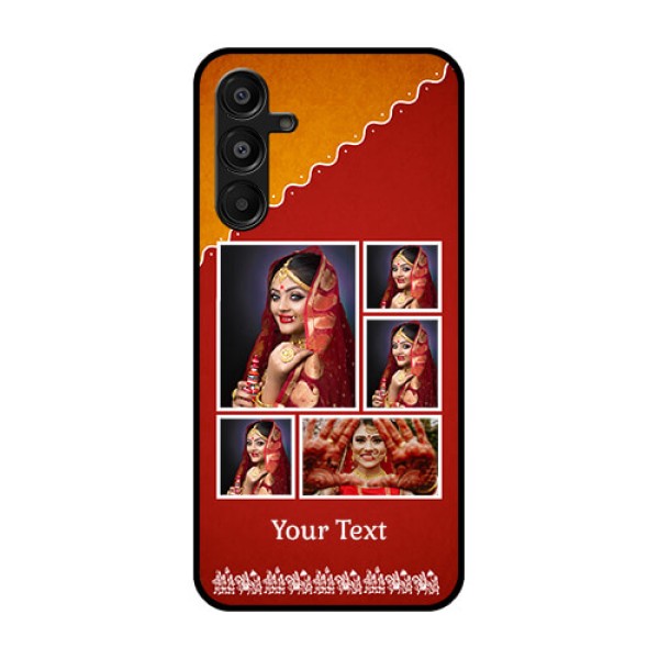 Galaxy M16 5G Custom Glass Phone Case - Wedding Pic Upload Design Galaxy M16 5G Custom Glass Phone Case - Wedding Pic Upload Design