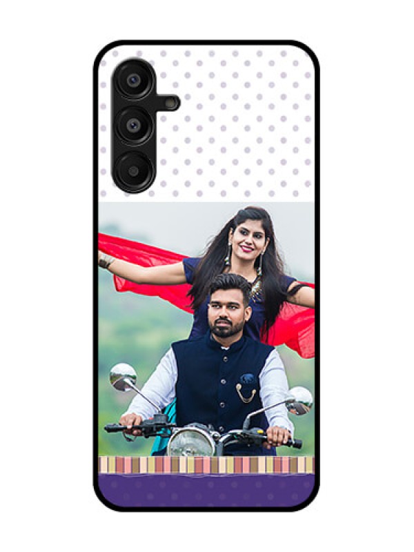 Custom Galaxy M16 5G Custom Glass Phone Case - Cute Family Design