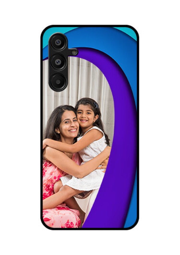 Galaxy M16 5G Custom Glass Phone Case - Simple Pattern Design