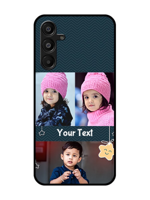 Custom Galaxy M16 5G Custom Glass Phone Case - Hanging Stars Design