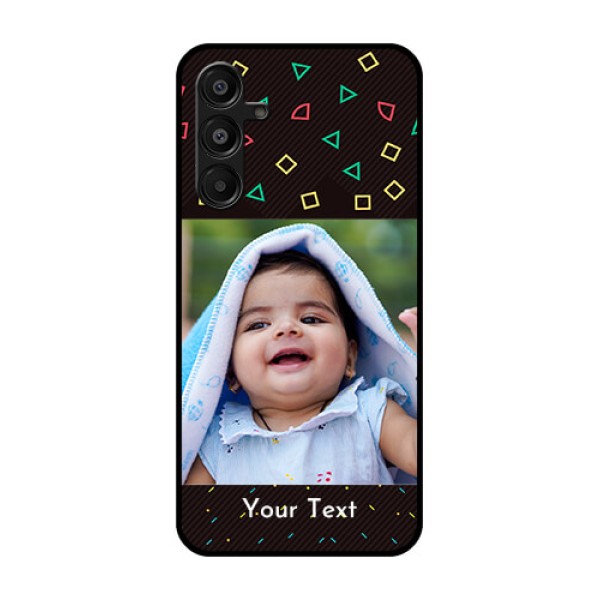 Galaxy M16 5G Custom Glass Phone Case - With Confetti Birthday Design Galaxy M16 5G Custom Glass Phone Case - With Confetti Birthday Design