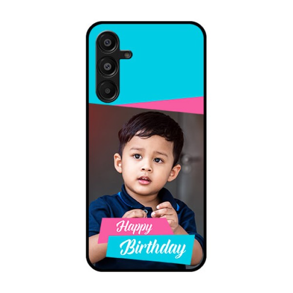 Galaxy M16 5G Custom Glass Phone Case - Image Holder With 2 Color Design Galaxy M16 5G Custom Glass Phone Case - Image Holder With 2 Color Design