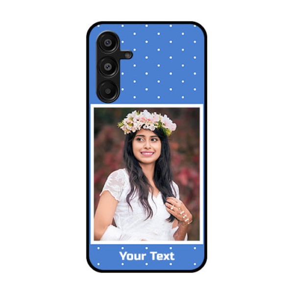 Galaxy M16 5G Custom Glass Phone Case - Polka Dots Design