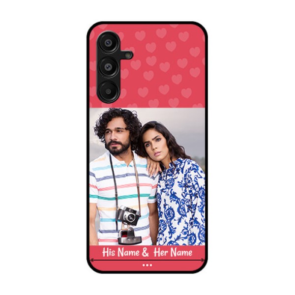 Galaxy M16 5G Custom Glass Phone Case - Simple Love Design