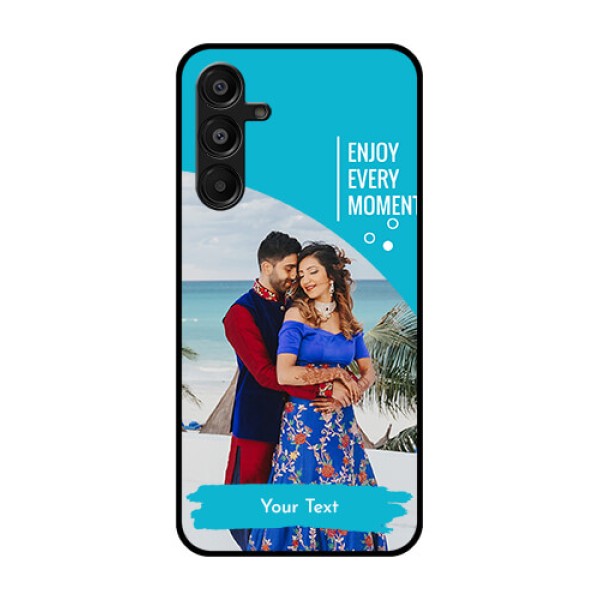 Galaxy M16 5G Custom Glass Phone Case - Happy Moment Design