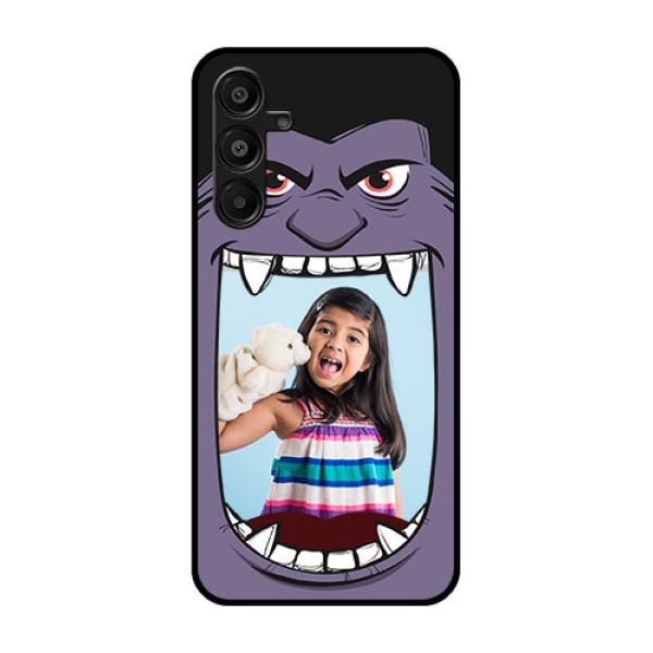 Galaxy M16 5G Custom Glass Phone Case - Angry Monster Design