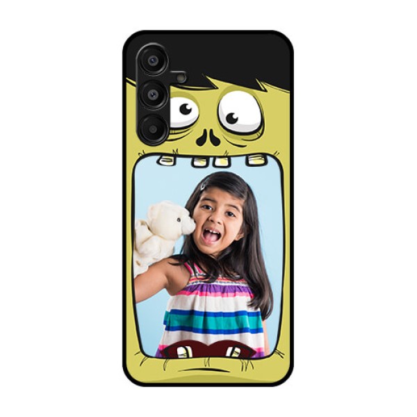 Galaxy M16 5G Custom Glass Phone Case - Cartoon Monster Back Case Design Galaxy M16 5G Custom Glass Phone Case - Cartoon Monster Back Case Design