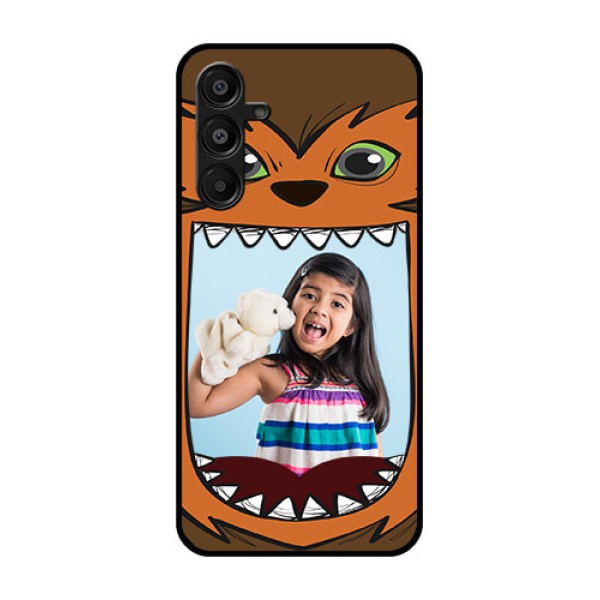 Galaxy M16 5G Custom Glass Phone Case - Owl Monster Back Case Design Galaxy M16 5G Custom Glass Phone Case - Owl Monster Back Case Design