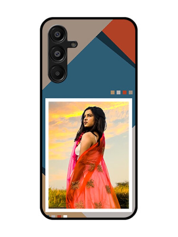 Custom Galaxy M16 5G Custom Glass Phone Case - Retro Color Pallet Design