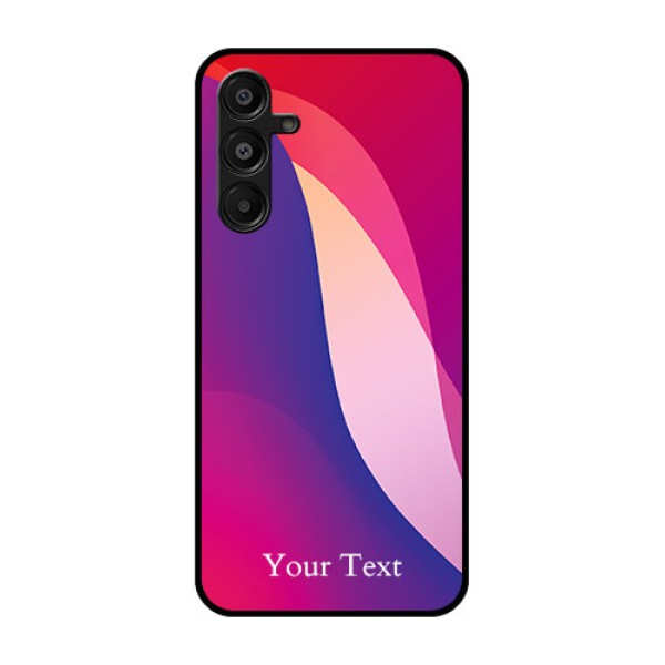 Galaxy M16 5G Custom Glass Phone Case - Digital Abstract Overlap Design Galaxy M16 5G Custom Glass Phone Case - Digital Abstract Overlap Design