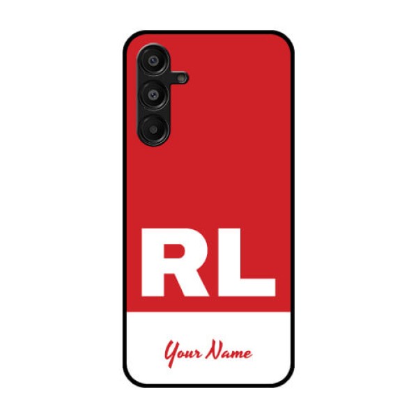 Galaxy M16 5G Custom Glass Phone Case - Dual Tone Custom Text Design Galaxy M16 5G Custom Glass Phone Case - Dual Tone Custom Text Design