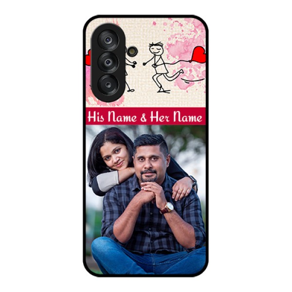 Samsung Galaxy M17 5G Custom Glass Phone Case - You And Me Case Design