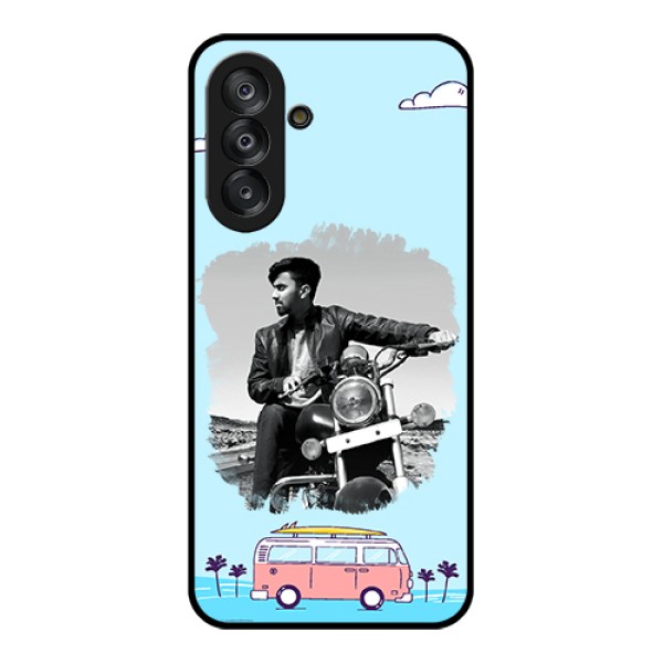 Samsung Galaxy M17 5G Custom Glass Phone Case - Travel & Adventure Design Samsung Galaxy M17 5G Custom Glass Phone Case - Travel & Adventure Design