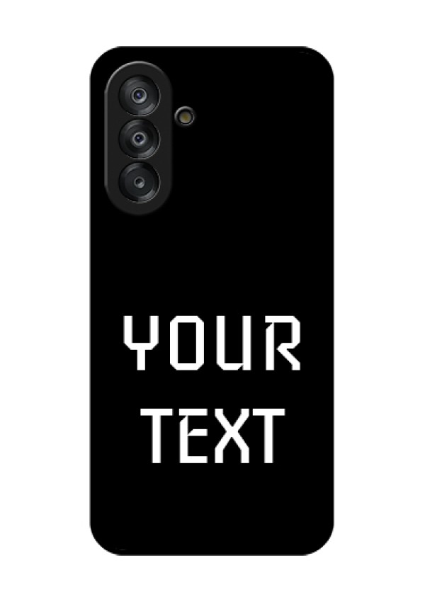 Samsung Galaxy M17 5G Custom Glass Phone Case - Your Name Design
