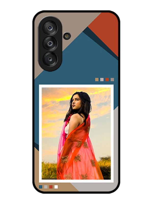 Custom Samsung Galaxy M17 5G Custom Glass Phone Case - Retro Color Pallet Design