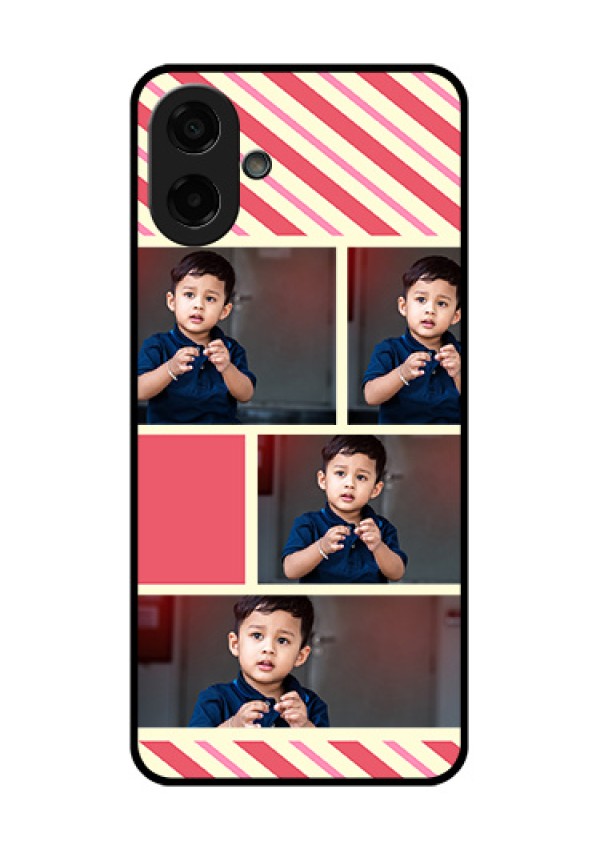 Samsung Galaxy M17e Custom Glass Phone Case - Picture Upload Mobile Case Design