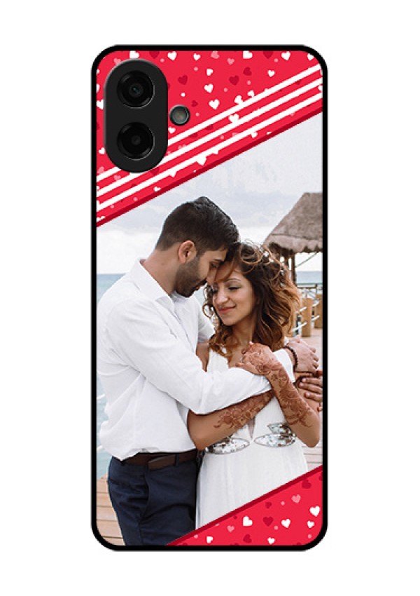 Samsung Galaxy M17e Custom Glass Phone Case - Valentines Gift Design