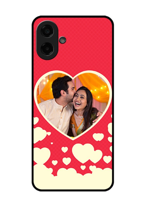 Samsung Galaxy M17e Custom Glass Phone Case - Love Symbols Phone Cover Design