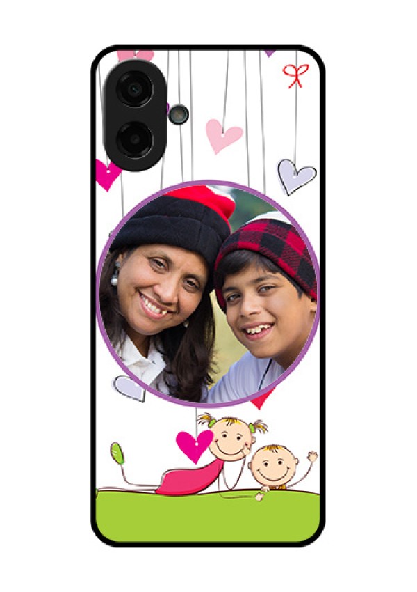 Samsung Galaxy M17e Custom Glass Phone Case - Cute Kids Phone Case Design