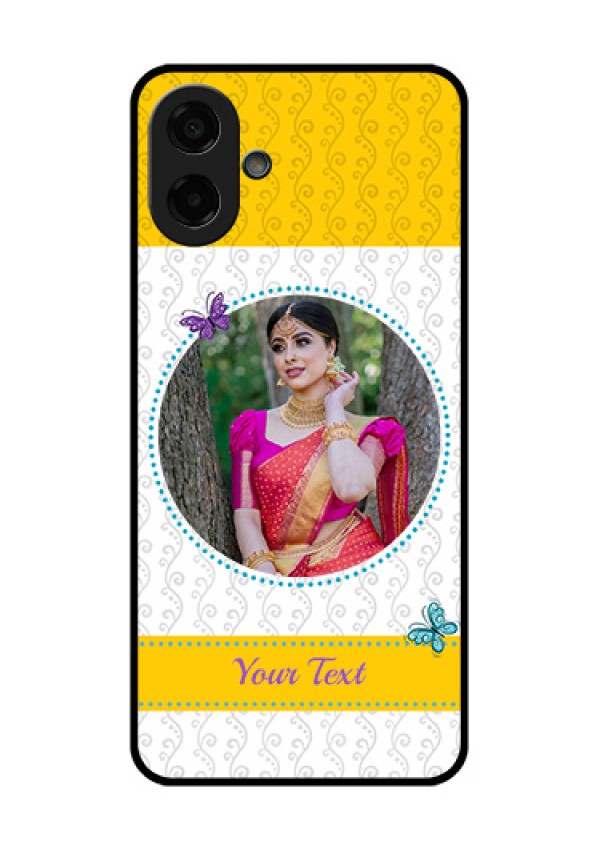 Samsung Galaxy M17e Custom Glass Phone Case - Girls Premium Case Design